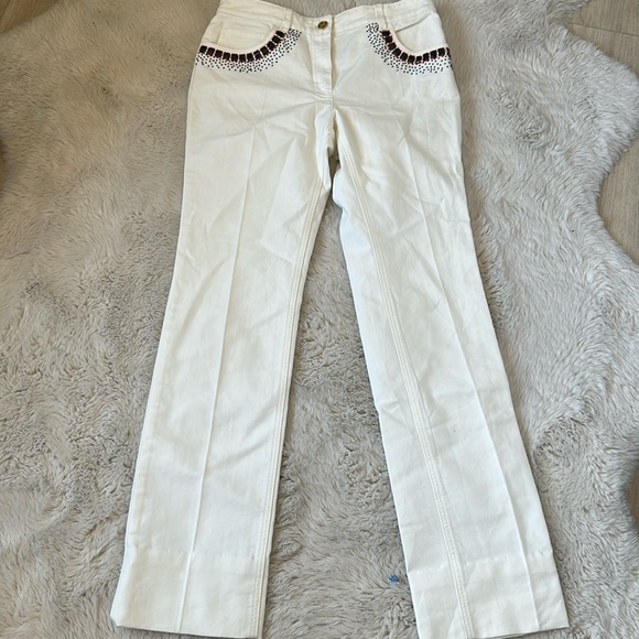 AUTHENTIC ESCADA WHITE PANTS